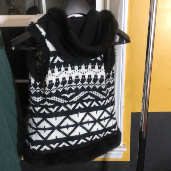 Sweater vest Jessica Simpson size XS extra small Vest hooded vest - Picture 11 of 11